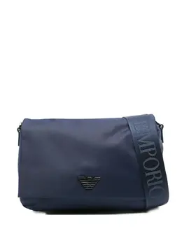 Emporio Armani eagle-logo messenger bag 31146651