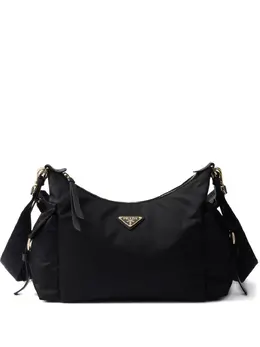 Большая сумка через плечо Explore с мягкой ручкой Prada, черный 31350841 | черный