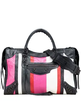 Balenciaga 2018 Lambskin Motocross Arena Multicolore Classic City satchel 31525958