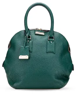 Burberry 2000-2017 Large Grained Calfskin Heritage Orchard Bowling Bag satchel 31526895
