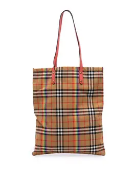 Burberry 2000-2017 House Check Canvas Rainbow tote bag 31522503
