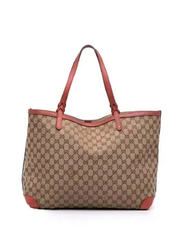 Gucci 2016-2025 Large GG Canvas Craft tote bag 31520083