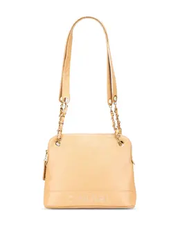Chanel 1996-1997 Caviar Logo Chain shoulder bag 31526041