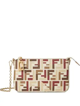 Мини-сумочка-клатч Baguette Pouch Fendi, нейтральный 31490677 | нейтральные цвета