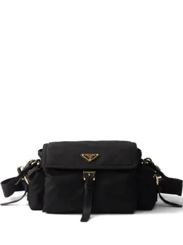 Сумка через плечо с логотипом средней величины Prada, черный 31065977 | черный