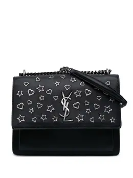 Saint Laurent 2017 Medium Leather Monogram Stars and Hearts Sunset crossbody bag 31519841