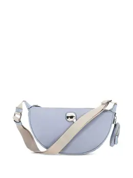 Karl Lagerfeld medium logo-patch shoulder bag 29769733