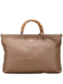 Gucci 2000-2015 Large Calfskin Bamboo Shopper satchel 31533420
