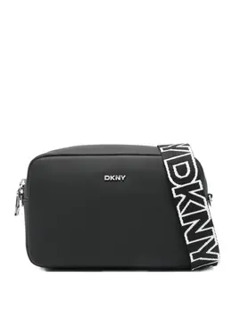DKNY logo-plaque shoulder bag 31086355
