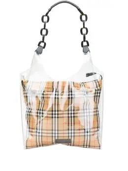 Burberry 2000-2017 PVC and House Check Canvas Shopper tote bag 31526264
