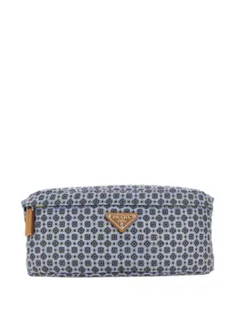 Поясная сумка с набивным рисунком Prada, синий 31470998 | синий