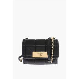 Сумка LOVE из стеганой искусственной кожи со съемным плечевым ремнем Moschino, черный 0017624375 | black