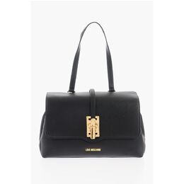 Сумка LOVE из искусственной кожи со съемным плечевым ремнем Moschino, черный 0017623560 | black