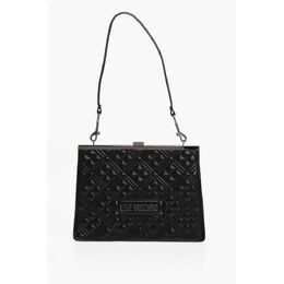 Сумка через плечо LOVE из стеганой искусственной кожи с логотипом Ton On Ton Moschino, черный 0017622692 | black
