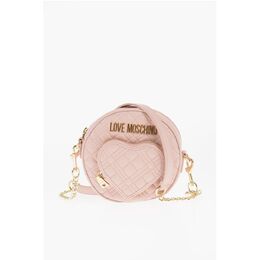 Круглая сумка через плечо LOVE с карманом в форме сердца Moschino, мультиколор 0017623155 | multicolor