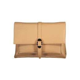 Коричневая кожаная сумка Coccinelle, коричневый 0017681339 | brown