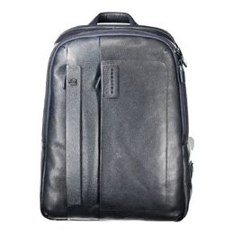 Синий кожаный рюкзак Piquadro 0017680846 | blue