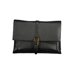 Черная кожаная сумка Coccinelle, черный 0017681343 | black