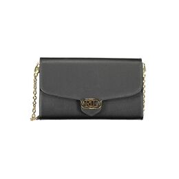 Черная кожаная сумка Ralph Lauren, черный 0017697013 | black