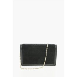 Сумка-мешок LOVE All Over Logo с цепочным ремнем через плечо Moschino, черный 0017623709 | black