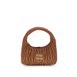 Miu Miu Wandler Hobo Handbag mi5bc125vooyan88f0033bb