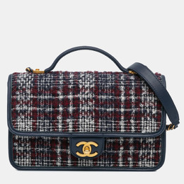 Chanel School Memory Small Tweed Top Handle Flap Bag 1191723