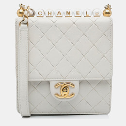 Chanel Chic Pearls Crossbody Mini Leather Crossbody Bag 1191746