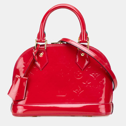 Louis Vuitton Red Monogram Vernis Alma BB Bag 1191255