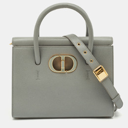 Christian Dior Grey Leather Medium St Honoré Tote 1190498