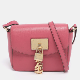 DKNY Pink Leather Small Elisa Crossbody Bag 1190140