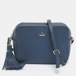 Kate Spade Blue Leather Kingston Drive Arla Crossbody Bag 1190136