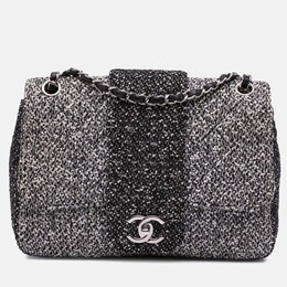 Chanel Elementary Chic Flap Tweed Sequin Bag 1189095
