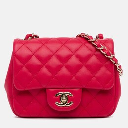 Chanel Classic Single Flap Mini Square Lambskin Bag 1189092