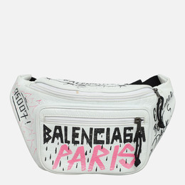 Balenciaga Graffiti Leather Belt Bag 1082267