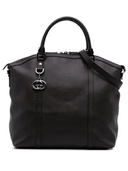 Gucci 2016-2025 Large Leather GG Charm Dome satchel 31556072