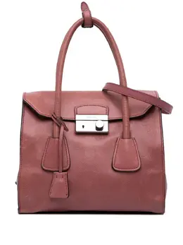 Prada 2000-2025 Glace Calf Sound Lock satchel 31556275