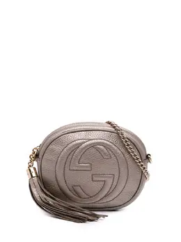 Gucci 2016-2025 Mini Metallic Pebbled Calfskin Soho Chain crossbody bag 31551046