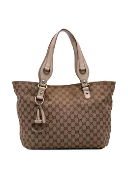 Gucci 2016-2025 Medium GG Canvas Icon Bit tote bag 31556054