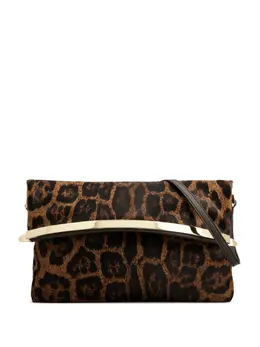 Tod's animal-print cutch bag 29994325