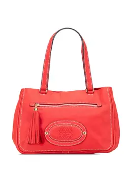 Loewe 2008 Nubuck Anagram Madrid Fringe shoulder bag 31551712