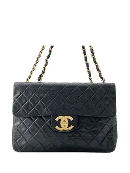 Chanel 1991-1994 Jumbo XL Classic Lambskin Single Flap shoulder bag 31562249