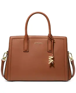 Лайла Средняя Кожаная Сумка Через Плечо Michael Kors, коричневый 20673744 | luggage