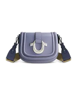 Saddle Bag сумка с золотой фурнитурой True Religion, синий 20979323 | blue