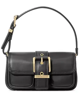 Сумка Colby Mini Leather Pouchette Michael Kors, черный 21067340 | black