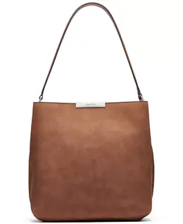 Сумка-ведро Jodi из искусственной замши Calvin Klein, коричневый 23071137 | caramel