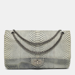 Chanel Grey Python Reissue 2.55 Classic 228 Flap Bag 1190071