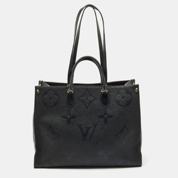 Louis Vuitton Black Monogram Empreinte Leather Onthego GM Bag 1189932