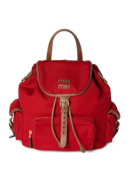 Miu Miu рюкзак с логотипом, красный 5bz042vooo2ibq | красный