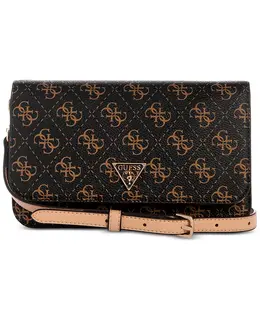 Сумка кросс-боди Noelle II с клапаном и логотипом Guess, коричневый 22015560 | brown logo