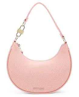 Лохан-W Тисненая плетеная маленькая сумка-хобо Steve Madden, розовый 21450535 | light pink